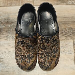 Dansko Paisley Tapestry Clogs